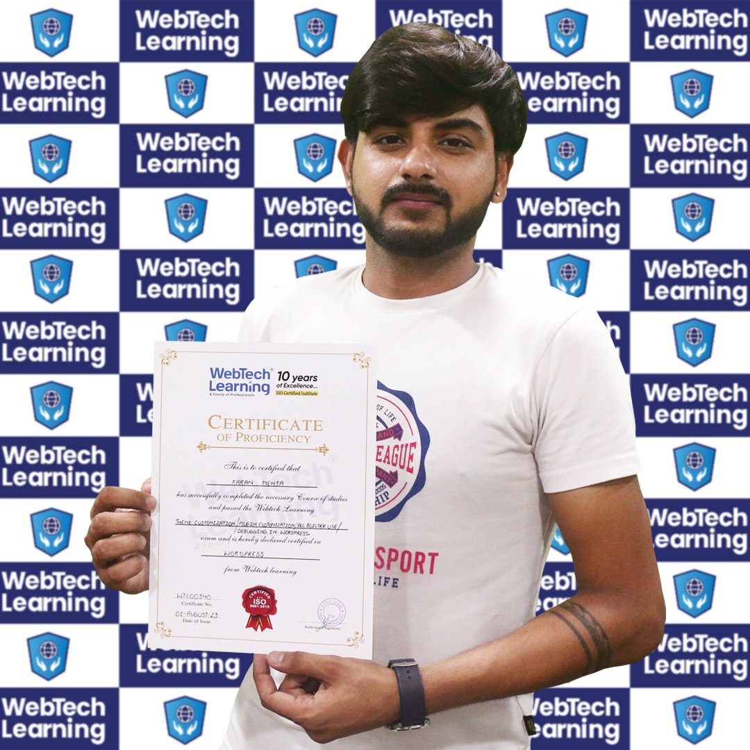 CIIM- Webtech Student Karan Mehta Certificates new2