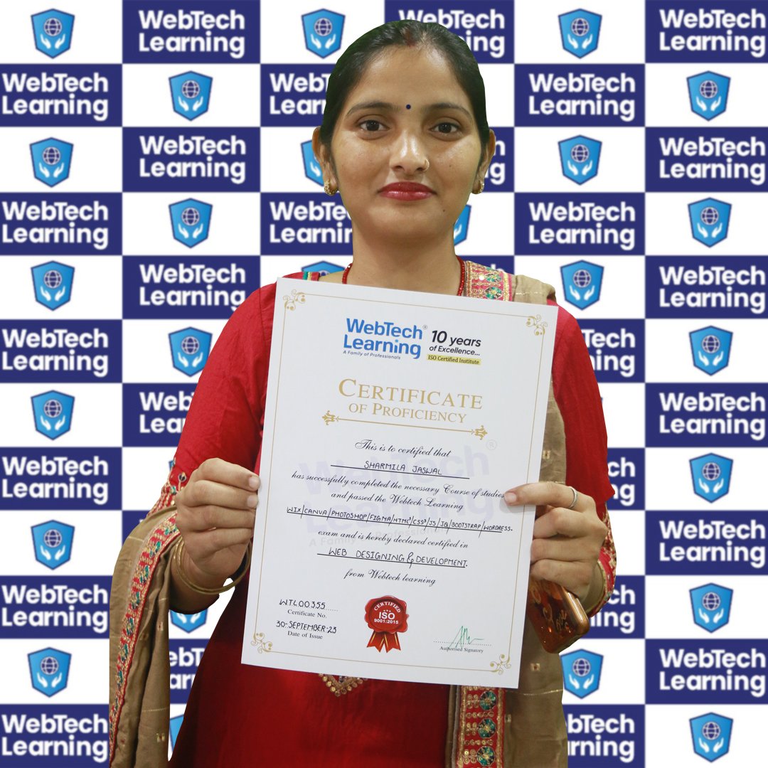 Sharmila CIIM- Webtech Student Certificates new2