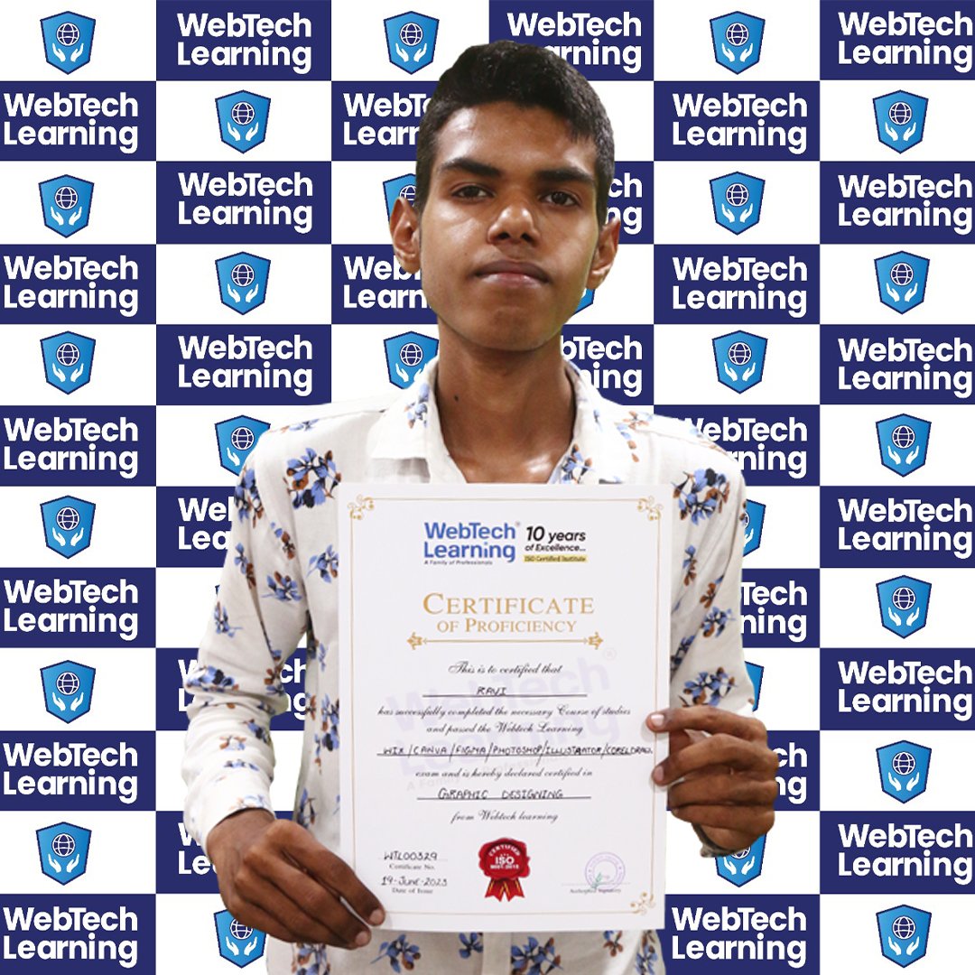 Webtech Student Ravi Certificates new